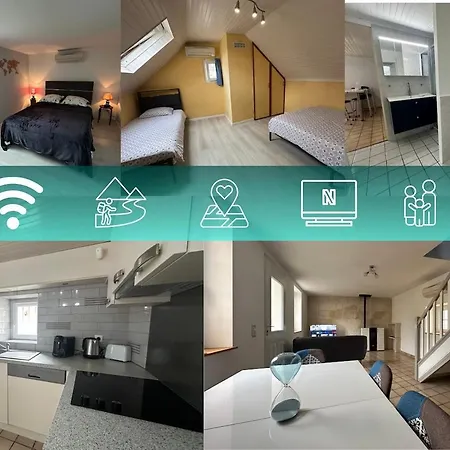 度假居 Charmante Maison 7 Personnes A Ogeu-les-Bains